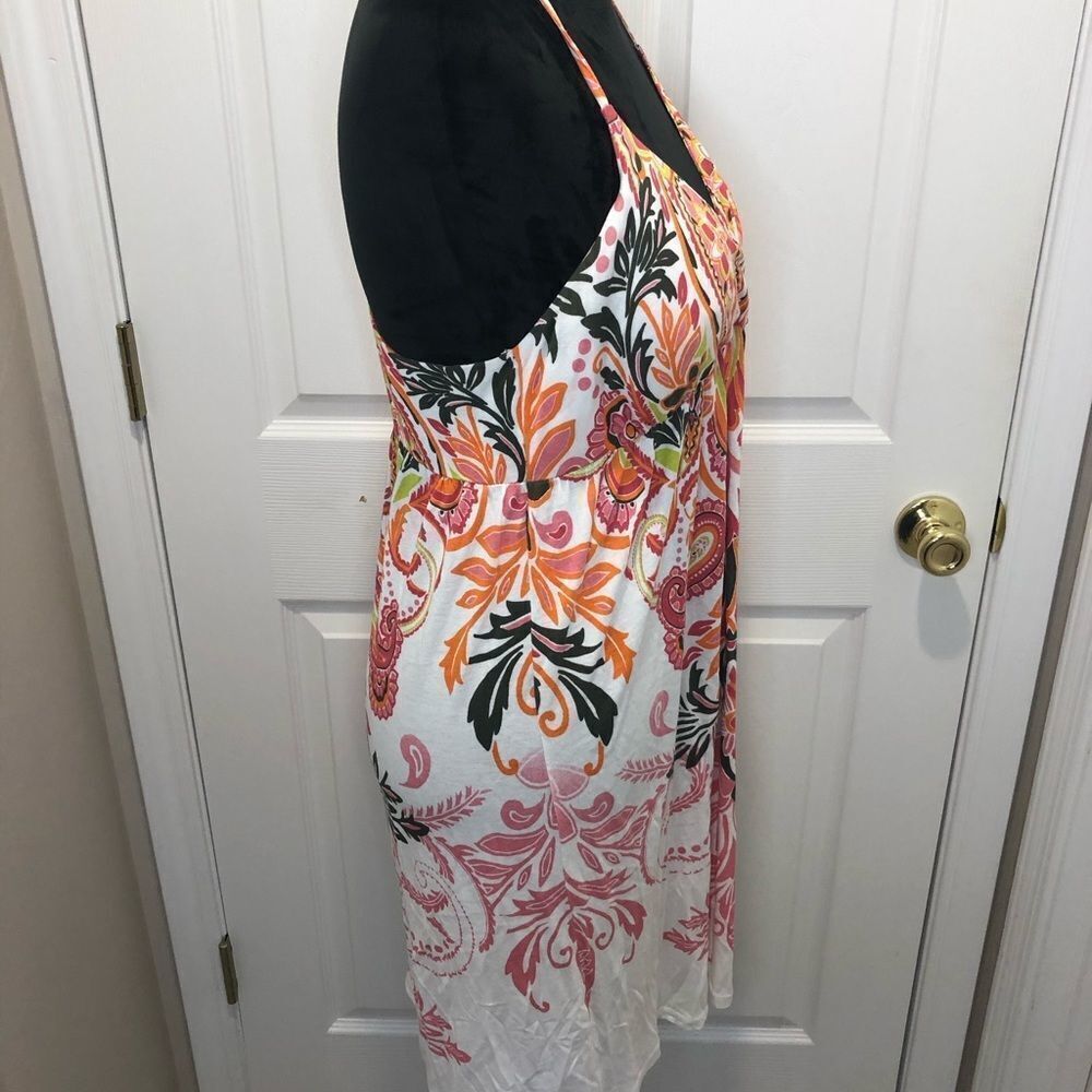 Paisley and floral beach dress size large - Picture 6 of 9